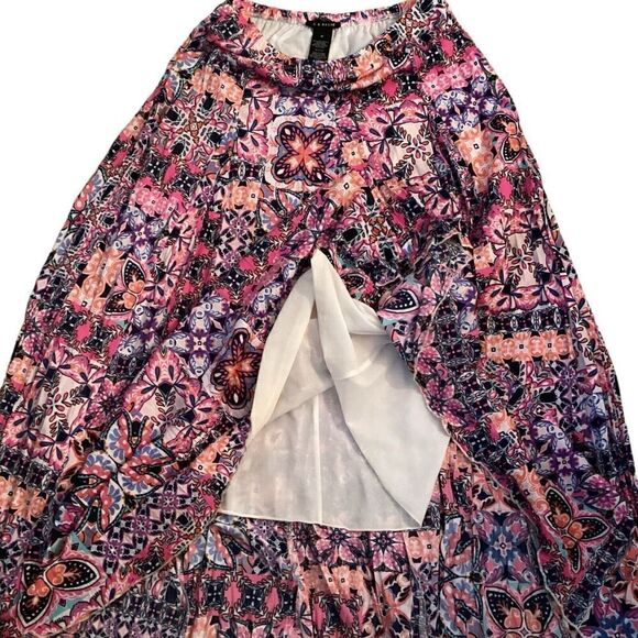 Zac & Rachel Lined Long Maxi Skirt Elastic Waist Size Medium - Picture 5 of 6